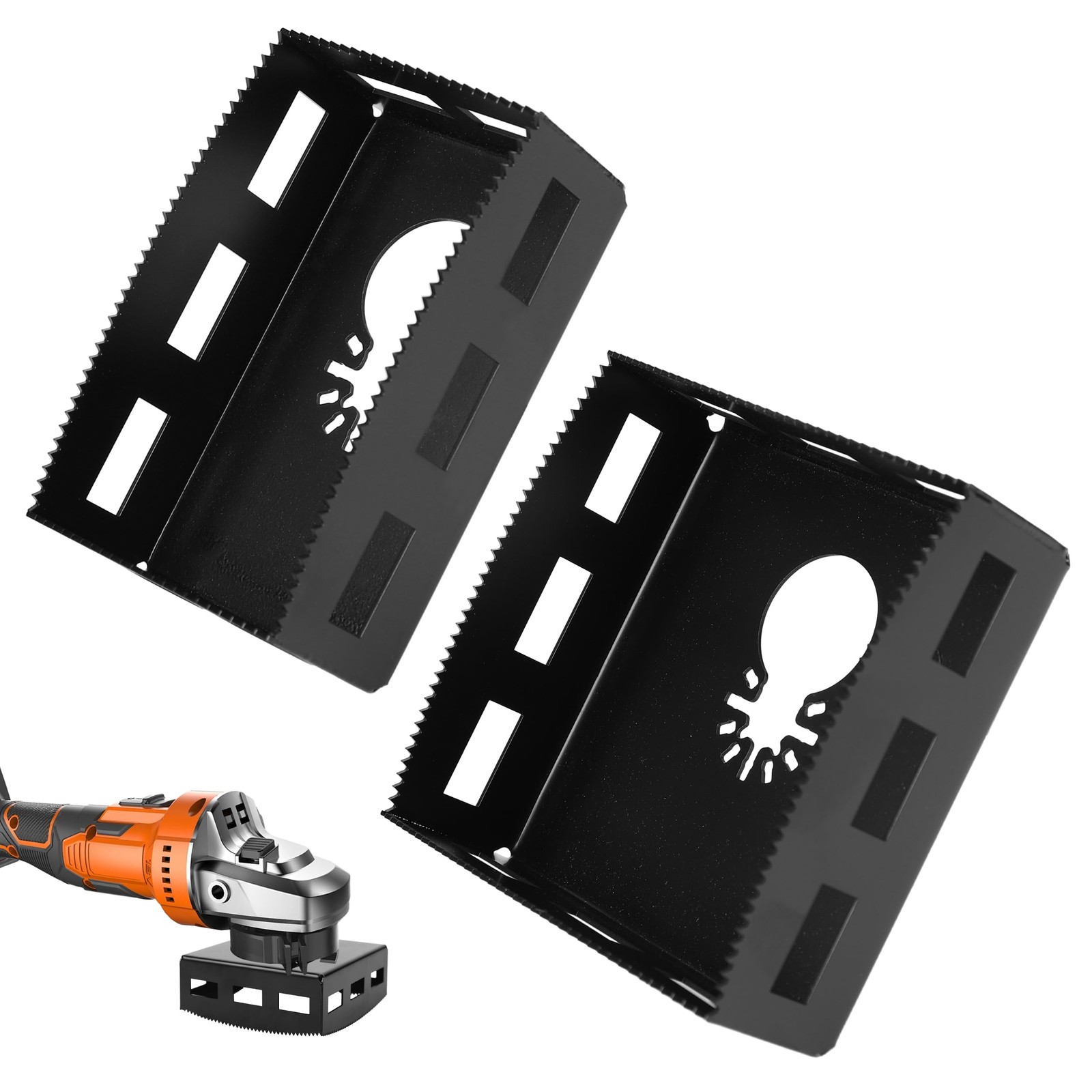 Square Slot Cutter, Upgrade Stainless Steel Drywall Outlet Cutter with Dewalt... gallery