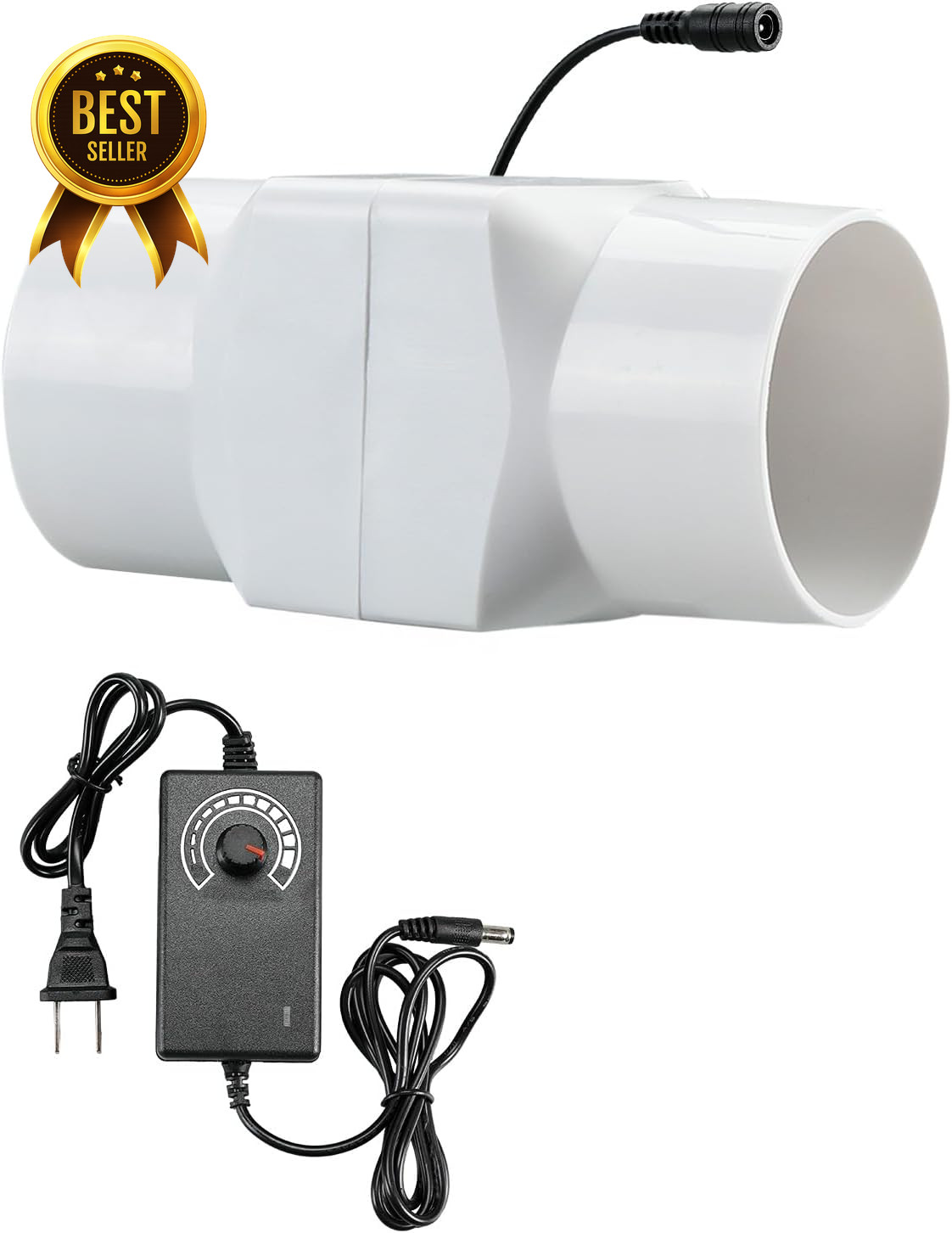 2 Inch Inline Duct Fan 12V Adjustable Speed Exhaust Fan 22 CFM Ventilation Syste gallery
