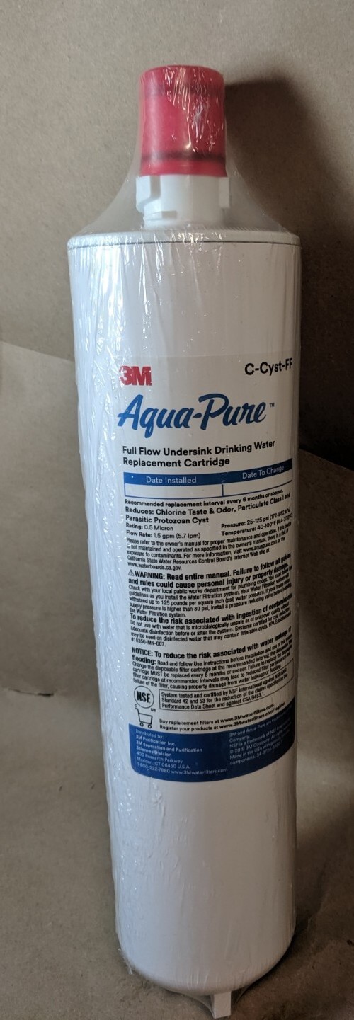3M Aqua-Pure C-Cyst-FF Cysts Scale Reduction Carbon Water Filter Cartridge gallery
