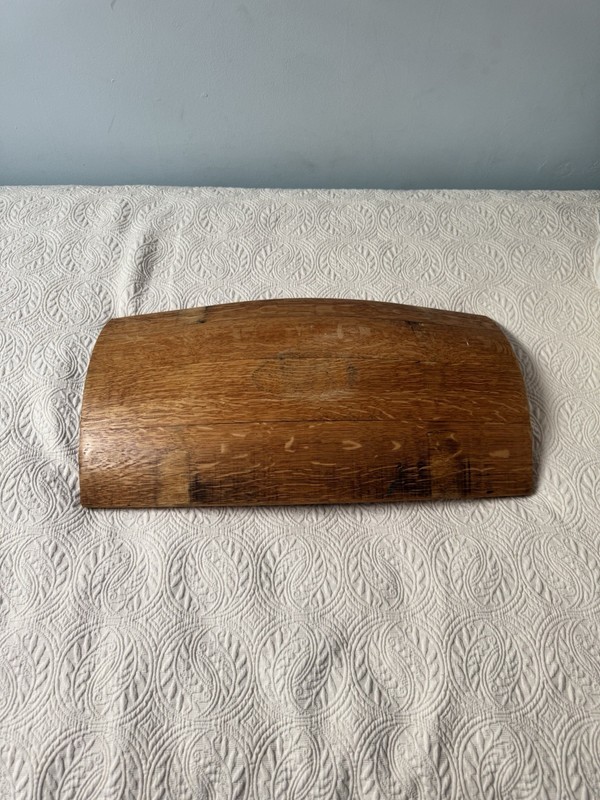 Medium Brown Wood Rectangular Serving Tray 20" x 10" Solid Plain Design gallery
