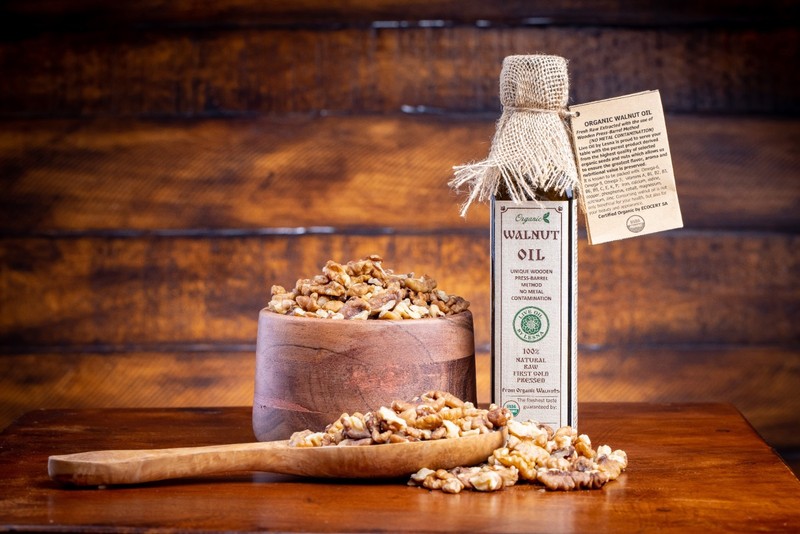 USDA Certified Organic Raw Cold Pressed Walnut Oil -Freshly Pressed gallery