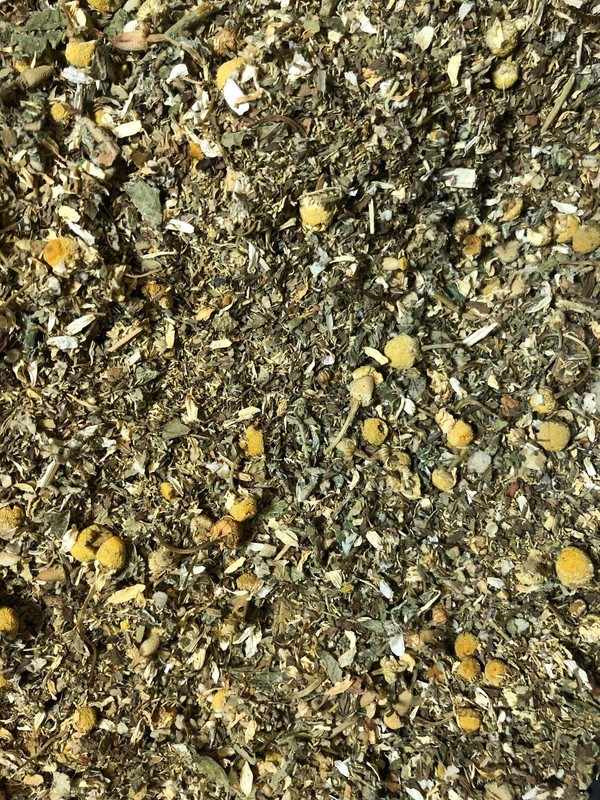 Lomatium Osha Root Mullein Marshmallow Raspberry Spearmint Chamomile No.29 Mix gallery