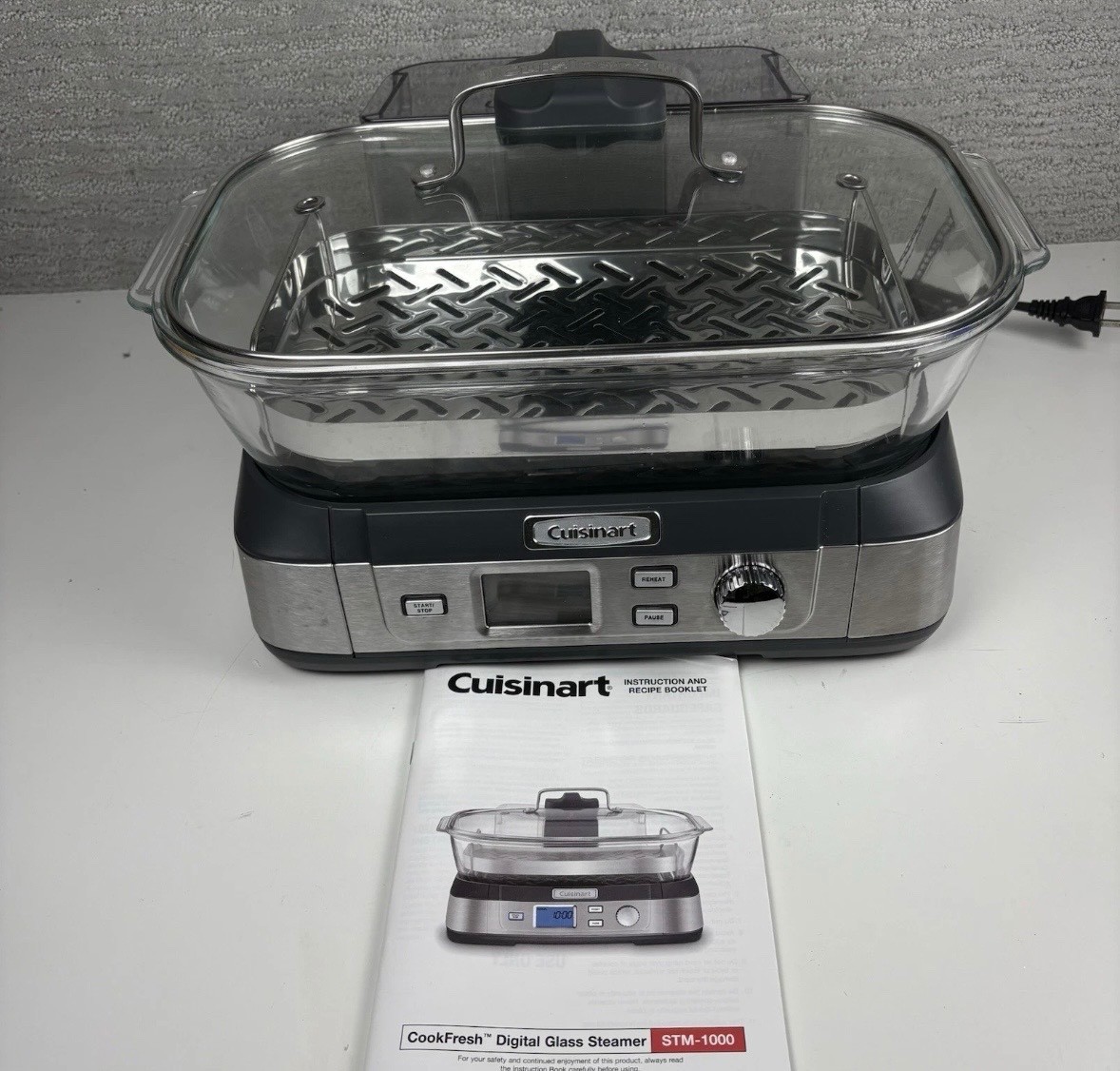 Cuisinart STM-1000 CookFresh Digital Glass Steamer NEW Open Box gallery