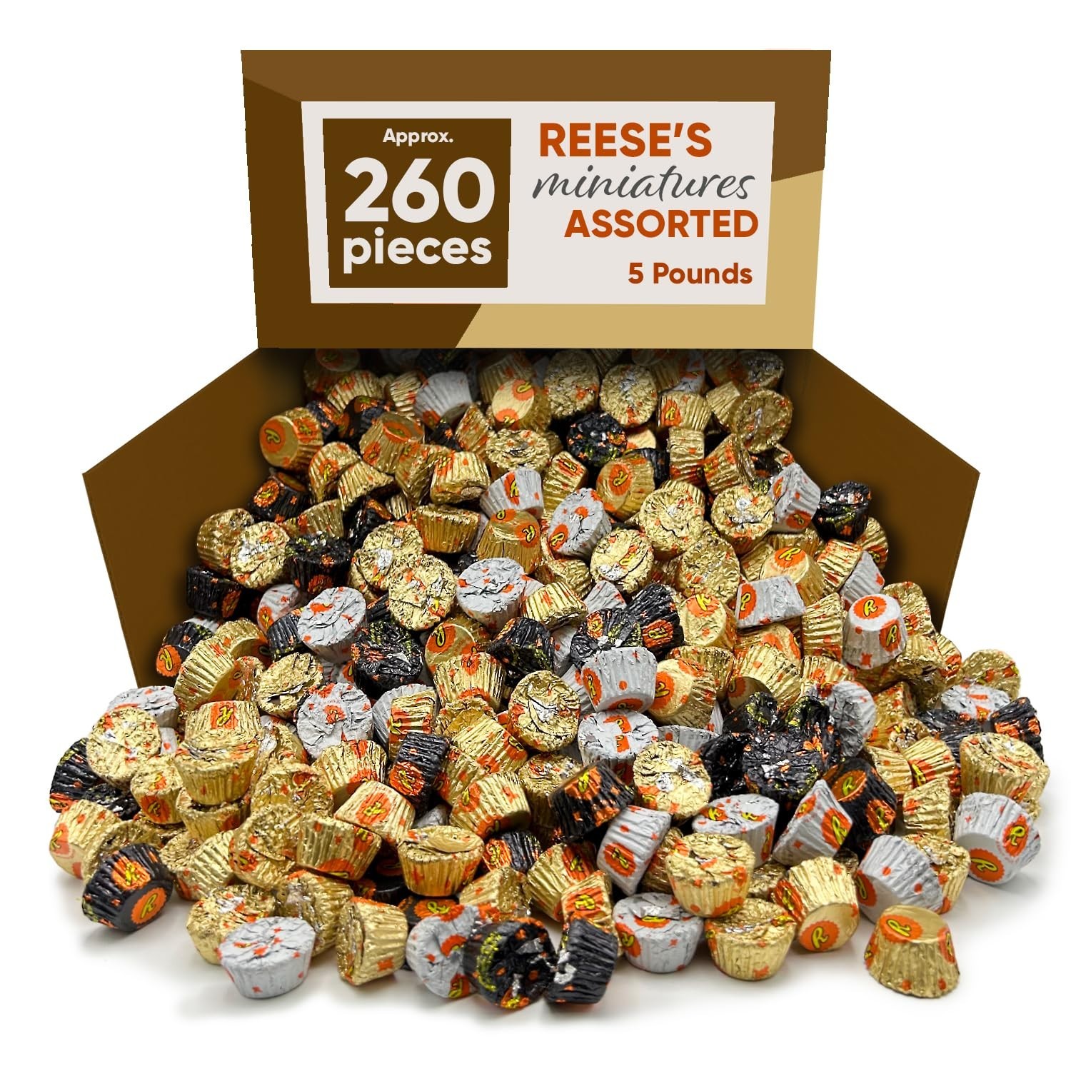 Reese's PB Cups Miniatures Assortment Bulk Chocolate Halloween Candy (5 Pounds) gallery