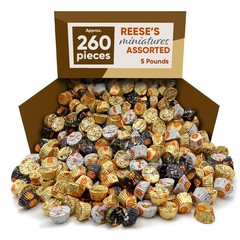 Reese’s PB Cups Miniatures Assortment Bulk Chocolate Halloween Candy (5 Pounds)