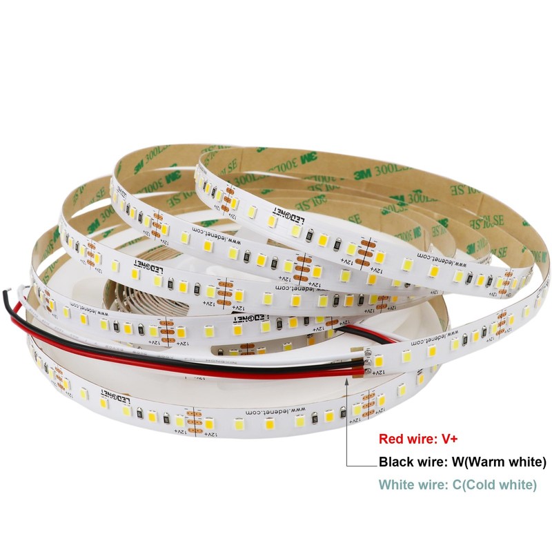 Super Bright CCT Tunable White Lights 16.4ft DC 12V 600LEDs 2800K-6500K Bi-Co... gallery