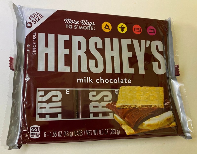 4 Pack Hershey's Milk Choclate Bars (6 Bars Per Pack) TOTAL 24 Bars (2.33 Lbs) gallery