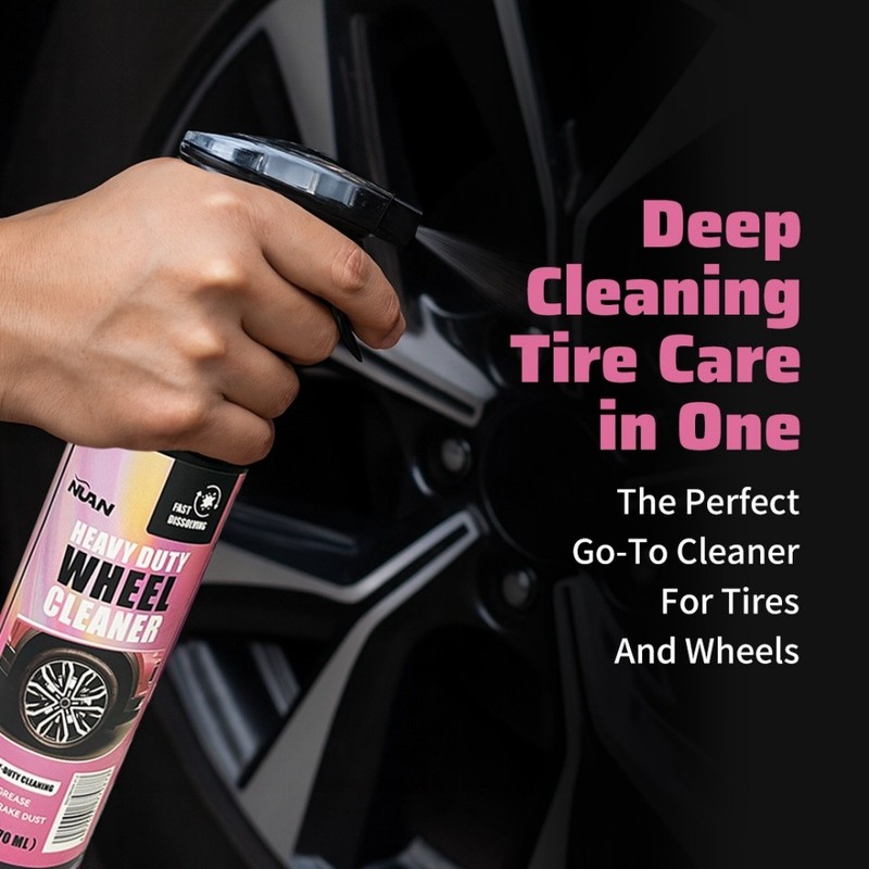 1-3Pack 270ml Powerful Wheel Cleaner Repair Polishing Car Rim Tire Cleaning Kit gallery