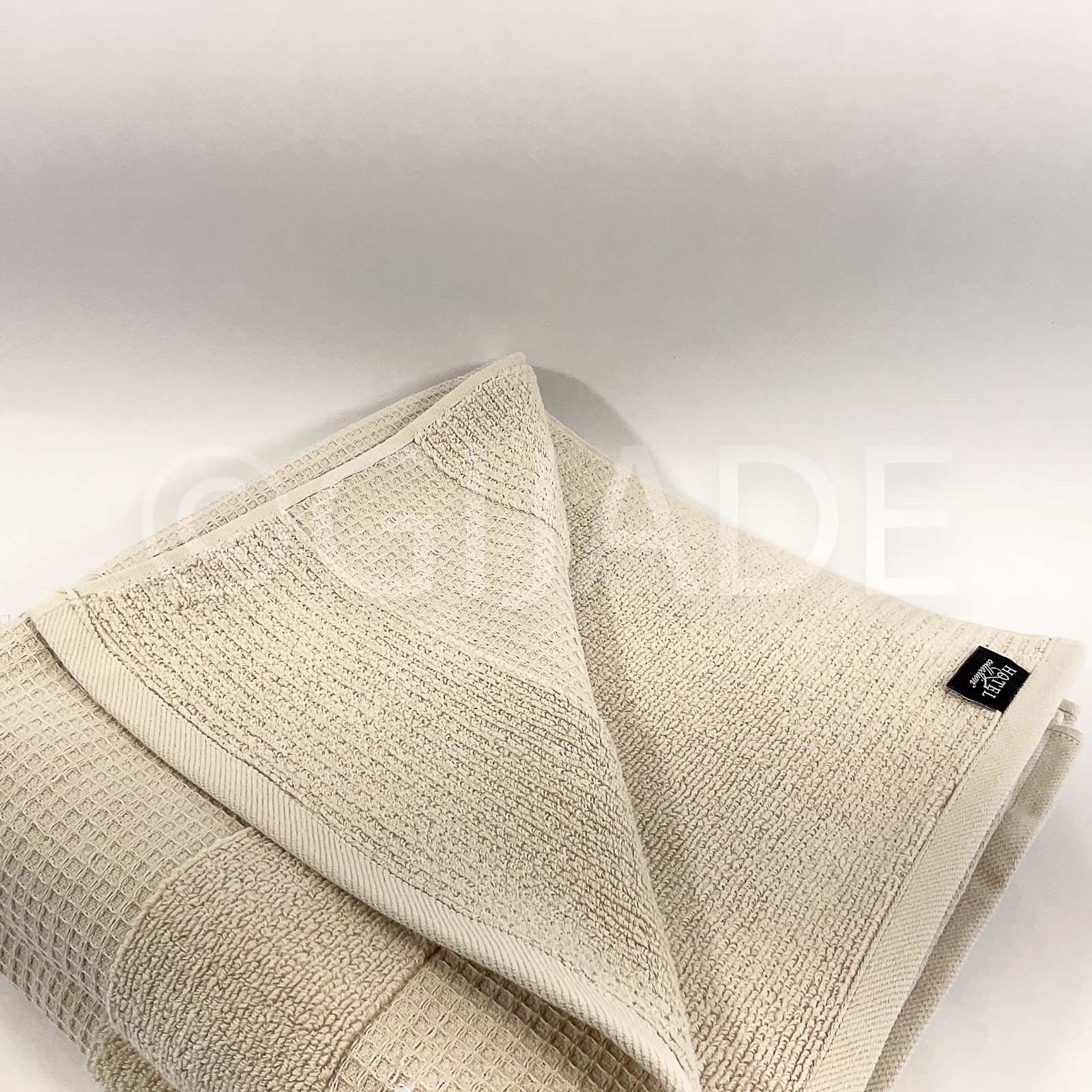 Hotel Collection Finest Elegance 2 Bath Towel 100% Cotton Turkiye Made Beige New gallery