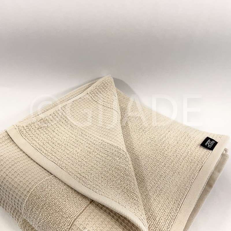 Hotel Collection Finest Elegance 2 Bath Towel 100% Cotton Turkiye Made Beige New gallery