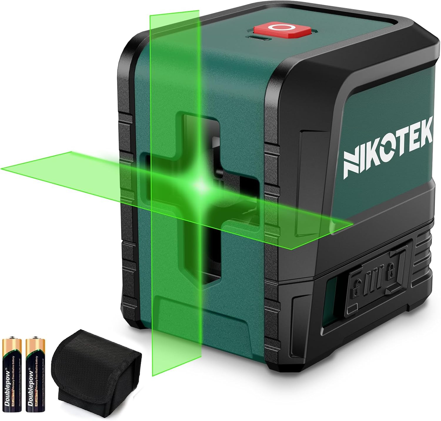 Laser Level, Self-leveling Green Line Laser With Horizontal and Vertical Lines f gallery