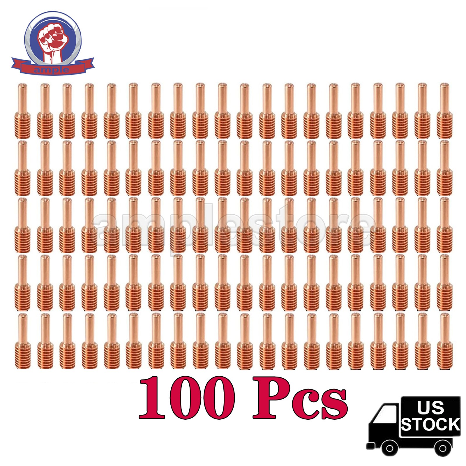 100Pcs Plasma Cutter Electrodes Fit for PMX 45XP/65/85/105 220842 gallery