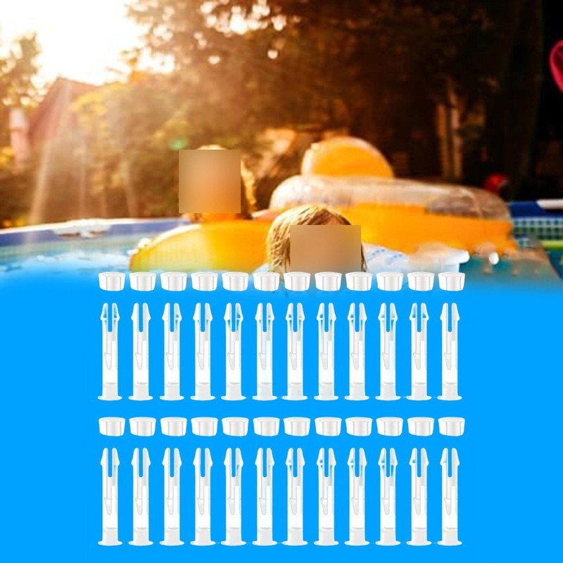 High Performance Plastic Pool Joint Pins Compatible with Metal Frame Pools gallery