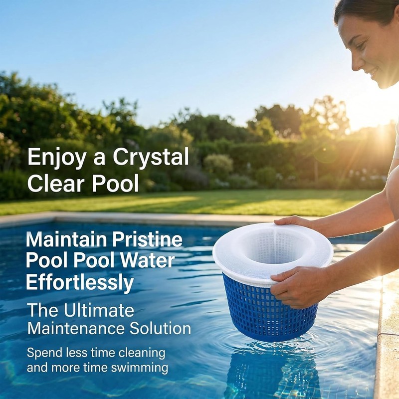 30 Pack Pool Skimmer Socks - Pool Socks for Skimmer Basket, Traps Dog Hair, Sand gallery
