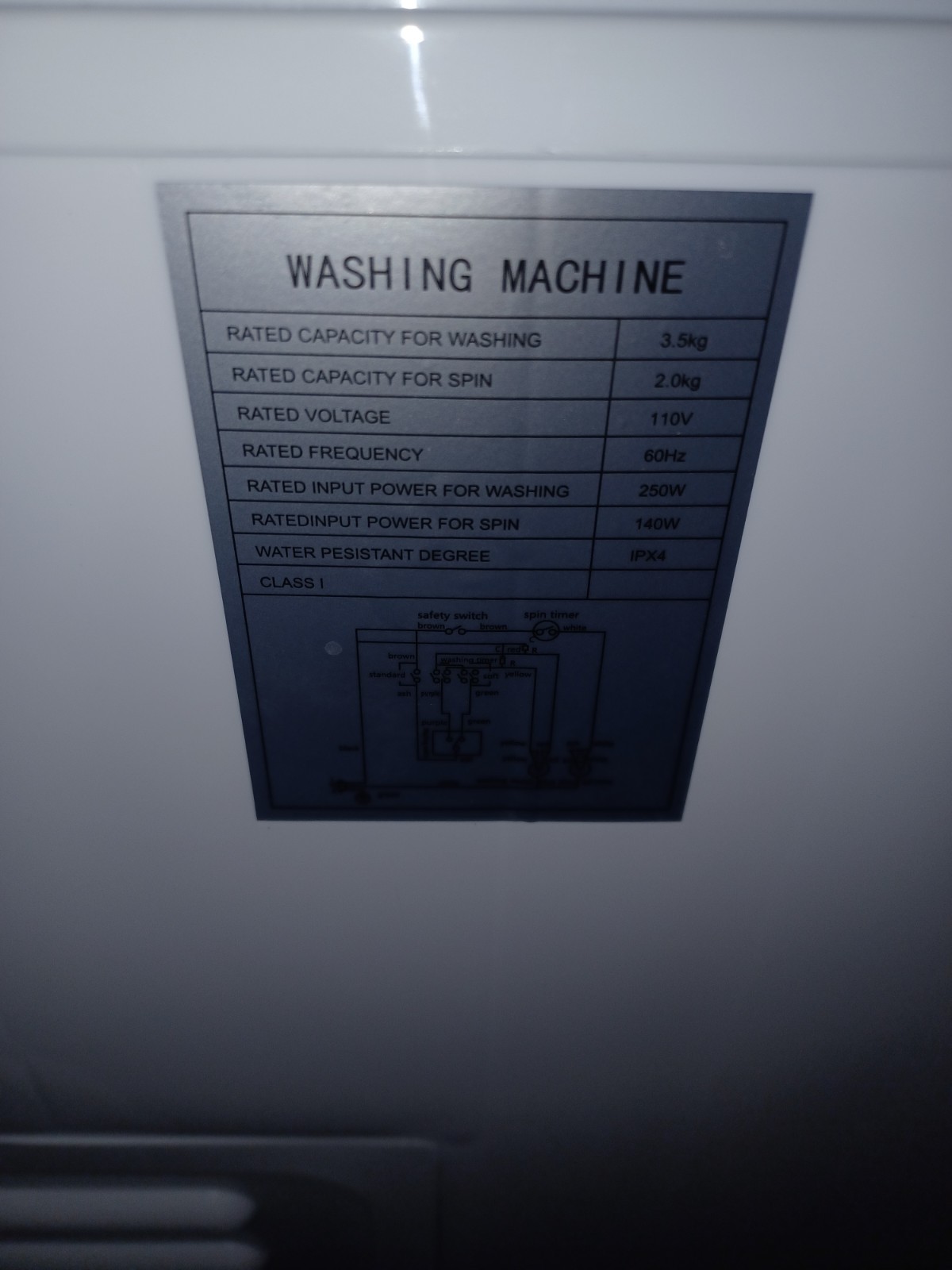 Pataku Portable Compact Mini Washing Machine Spin Dryer Combo gallery