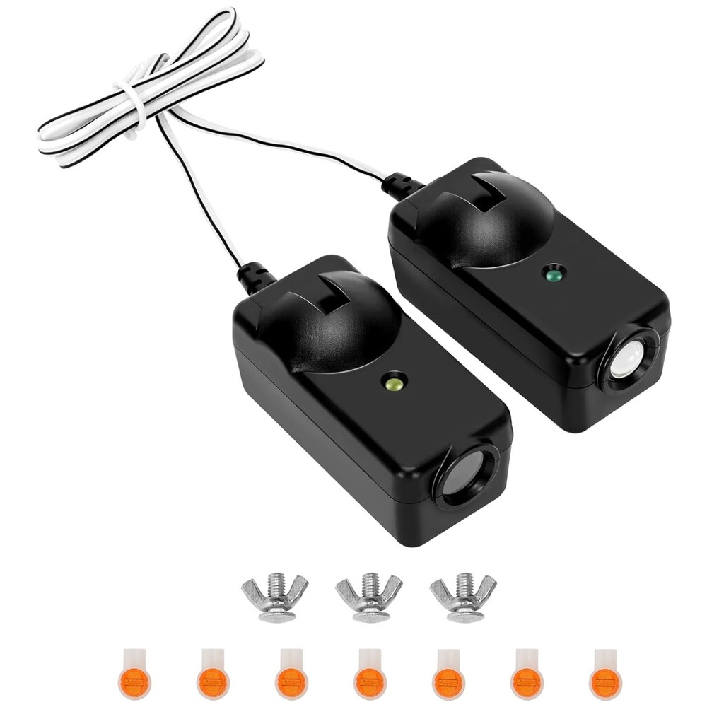 Universal Garage Door Safety Sensor Kit - Easy Installation & Safety Assurance