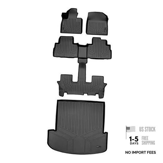 All Weather Custom Fit 3 Row & 4 Rows (A + BC + D) Kia Telluride 2020 - 2025 gallery