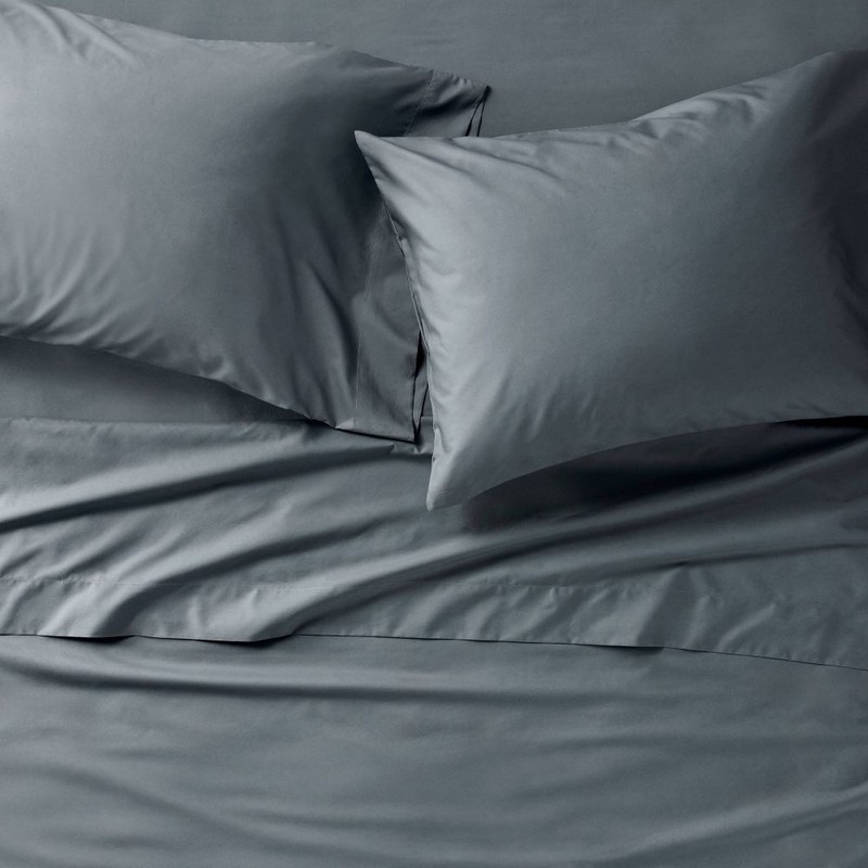 400 Thread Count Percale Sheet Set Dark - Casaluna gallery