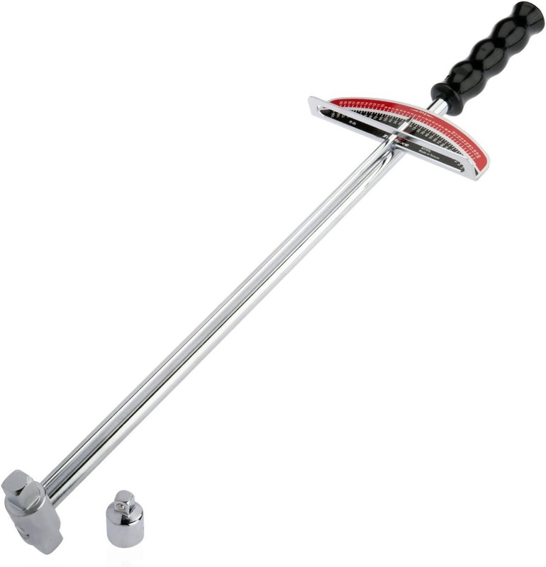 Precise Torque Wrench | 3/8” & ½” Drives | 17” Length | 0-150 Ft-Lbs | Steel gallery