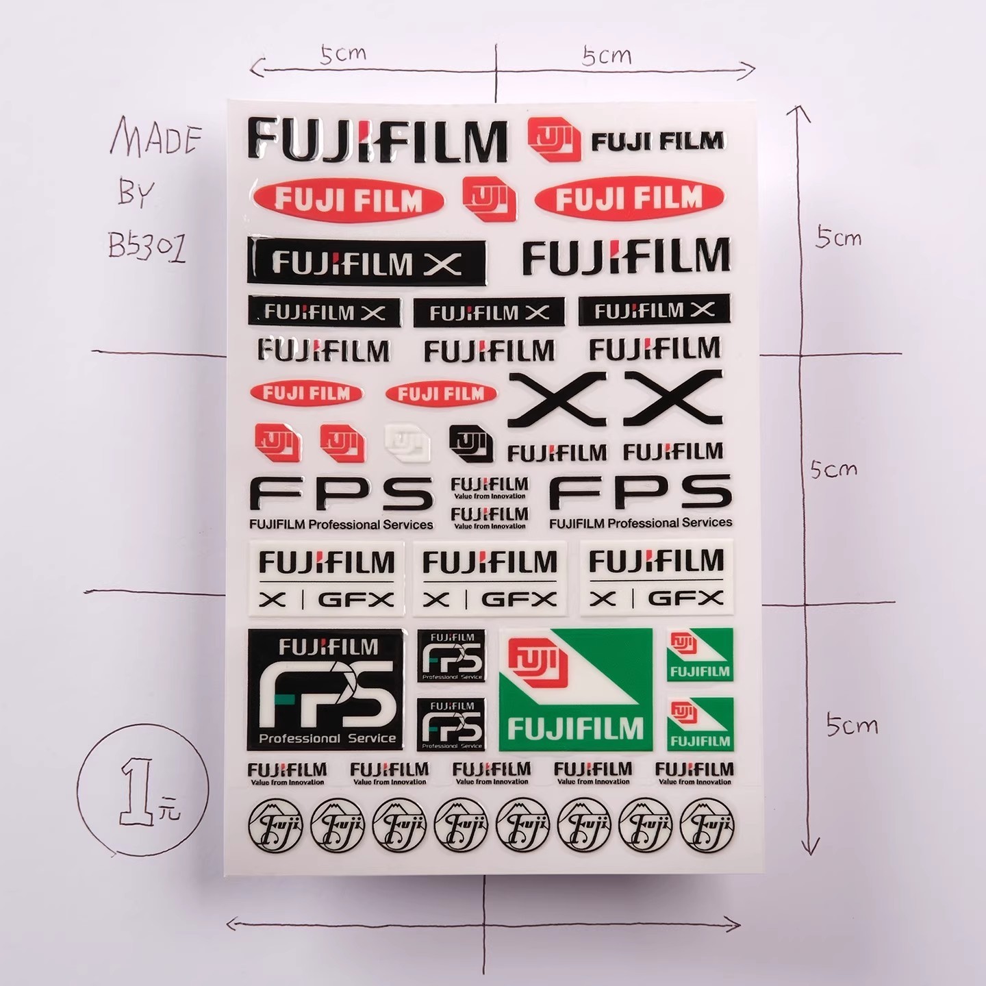 DIY Logo Decal badge For FUJIFILM Camera Camcorder Photography gallery