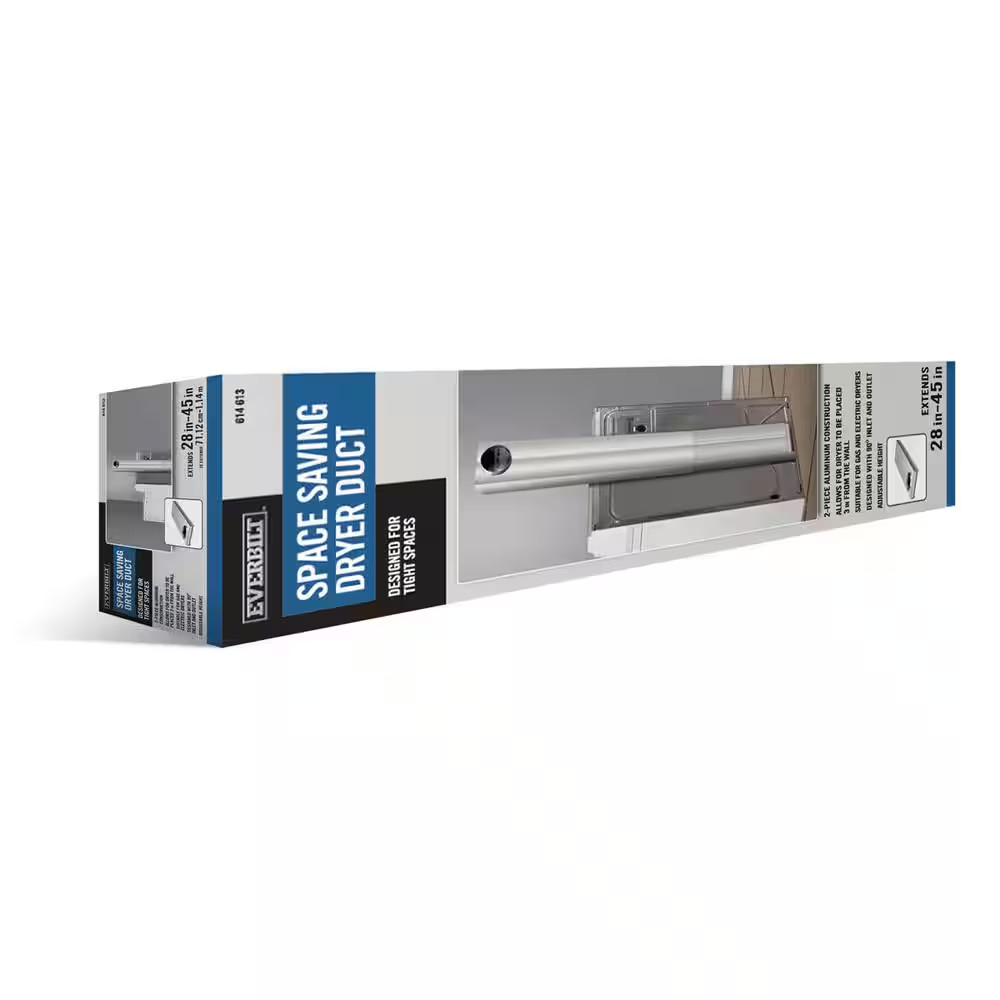 28 In. to 45 In. Adjustable Space Saver Aluminum Dryer Vent Duct gallery