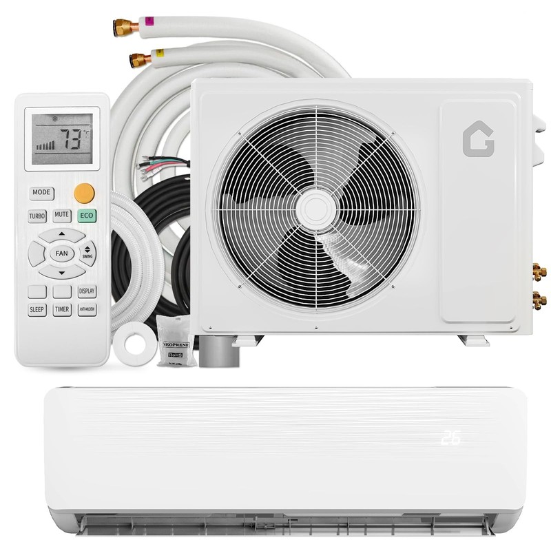 12000/18000 BTU Mini Split Air Conditioner Heating & Cooling 19 SEER2 Ductless gallery