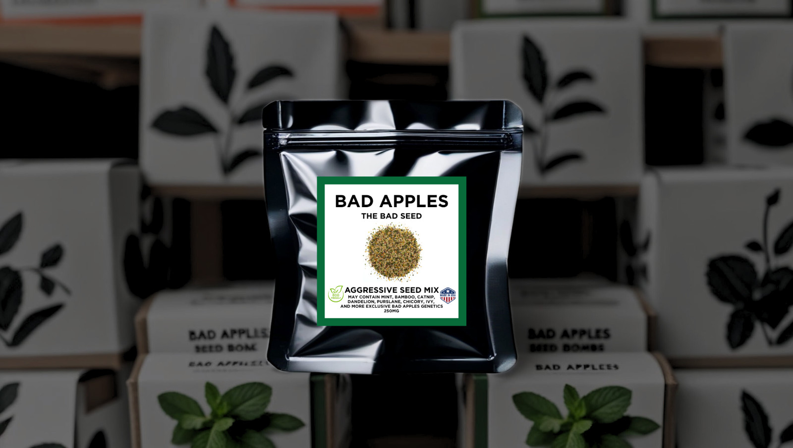Bad Apples™ The Bad Seed - Aggressive Seed Mix - DIY Guerrilla Garden Seeds gallery