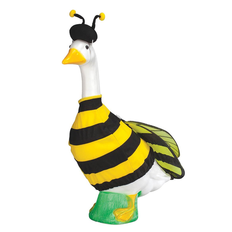 Fox Valley Traders Gaggleville Bumble Bee Goose Outfit Fits Large 23 H Statue gallery