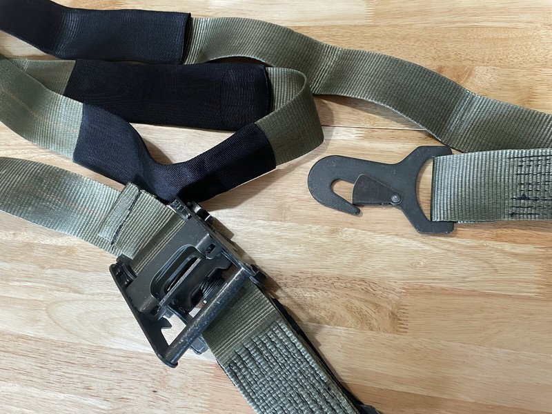 Military Surplus Ratchet Strap Tie Down Cargo 3" x 21 Feet 5000lb gallery