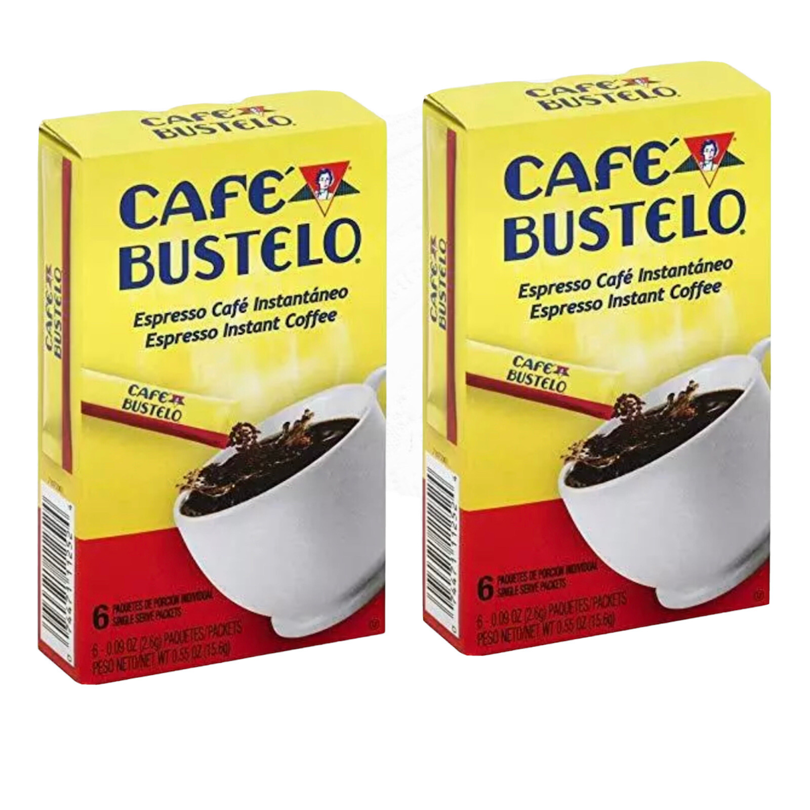 ( 2 Pack) Cafe Bustelo Instant Coffee Single Serve Packets, 6 Count gallery