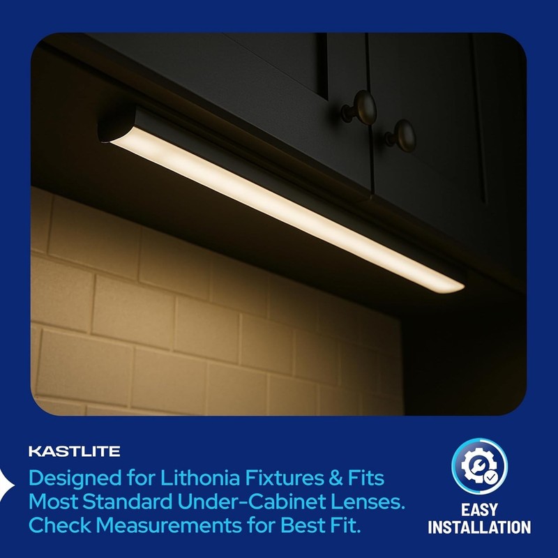 KastLite Light Cover Replacement Undercabinet Lens Diffuser | 17-7/8"L gallery