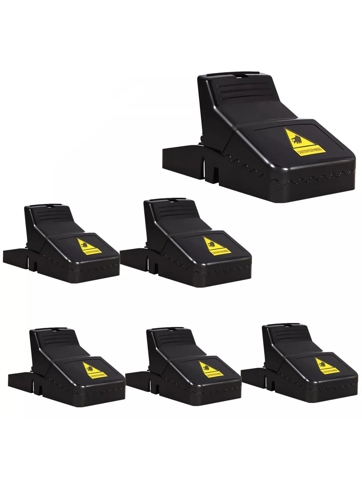 6 Pack Mouse Traps Rat Mice Killer Snap Trap Power Rodent Heavy Duty Pest Trap gallery