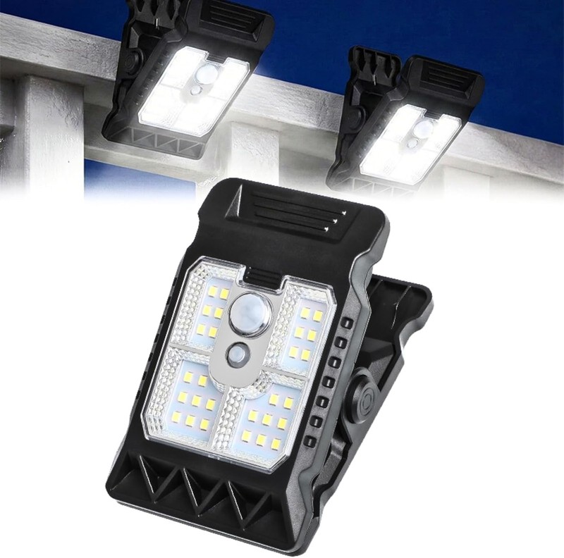 Solar Powered Motion Sensor Clip Lights, Solar Clip Light with Motion Sensor new gallery