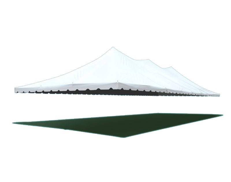 40x100 Commercial Canopy Top Replacement Sectional Pole Tent Cover For Gazebo gallery