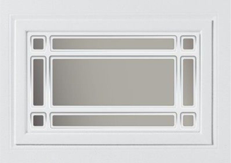 CLOPAY Prairie 510 Replacement Window Inserts /Short Panel Garage Door White gallery
