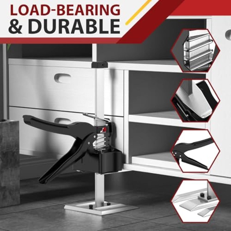 2 Pack Labor Saving Arm Jack Handle 6.69" Lift 440LBS Furniture Lifter Tool gallery