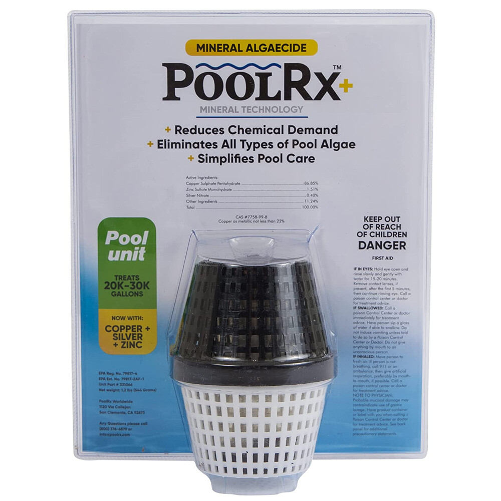 Pool Rx Plus Black Algaecide Unit Treats 20 - 30,000 Gallon Swimming Pool gallery