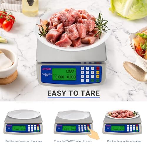 Large Digital Kitchen Scale 30KG Commercial Food Scale 66LB for Baking Bread ... gallery