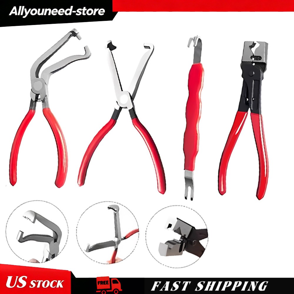 4Pcs Electrical Disconnect Pliers 60° Automotive Electrical Connector Separator gallery