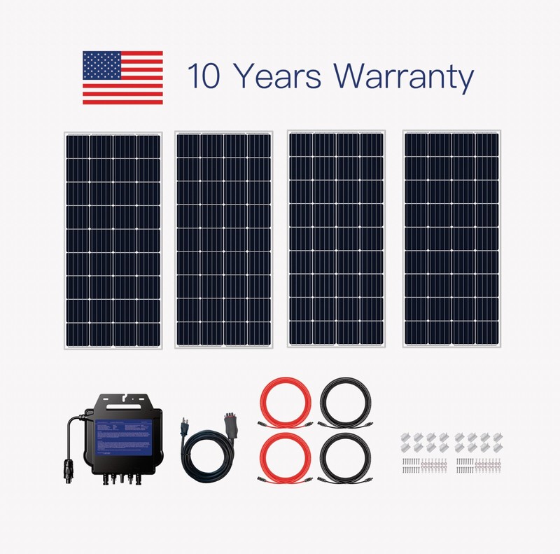 Plug-in grid-tie solar power kit without solar panels gallery