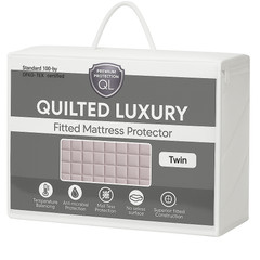 Quilted Waterproof Mattress Protector –Extra Layer, Deep Pocket, Noiseless Cover