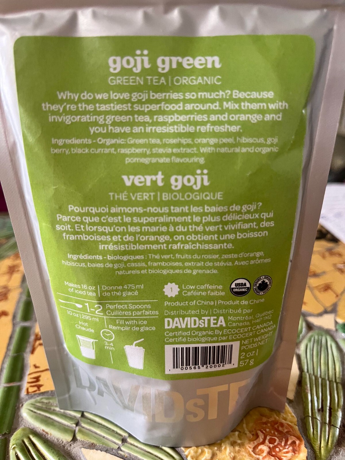 Goji Berry Green Tea Organic 57g gallery