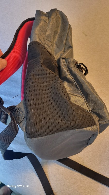 Vessel Backpack Gray and Red Nylon Filled With Purpose day pack 2