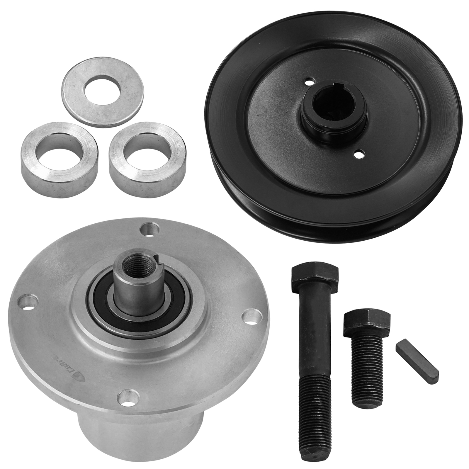 Spindle Short Shaft w/ Pulley for Bobcat ZT200 ZT220D ZT219 ZT223 ZT225 ZT228 gallery