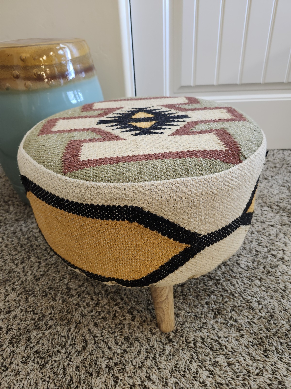 Kilim Handmade Footstool gallery