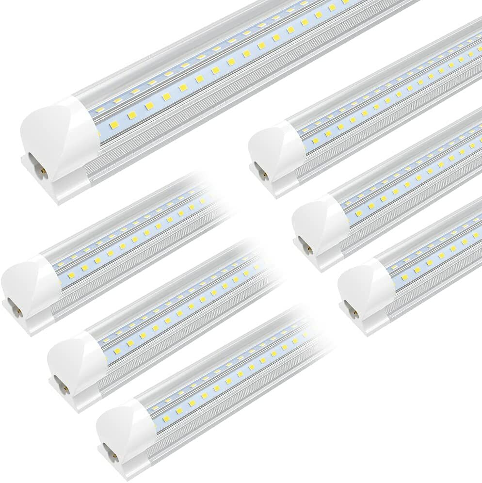 T8 2FT 4FT 6FT 8FT LED Tube Light Bulb V-shape Integrated LED Shop Light Fixture gallery