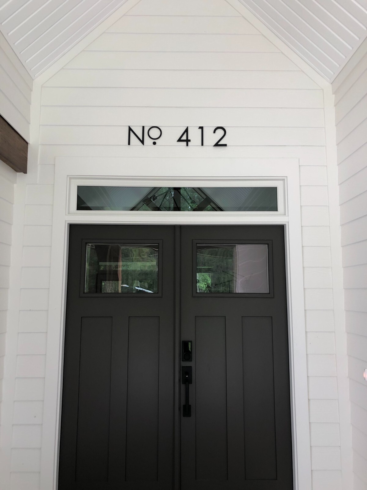 6 inch Modern House Numbers, Plastic address number, Letters, color choices gallery