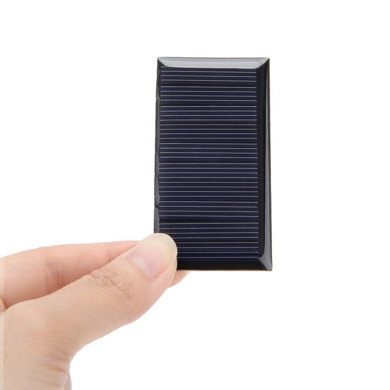5 Pcs 5V 60mA Poly Mini Solar Cell Panel Module DIY 68mm x 37mm gallery