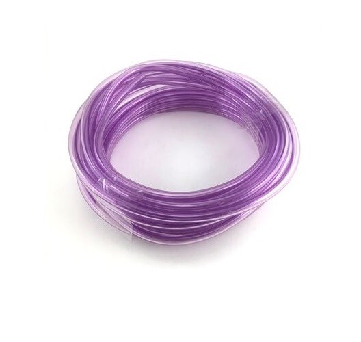 Fuel Line, 1/4" ID x 15ft, Transparent, Purple, Mini Bike, Karting, ATV gallery