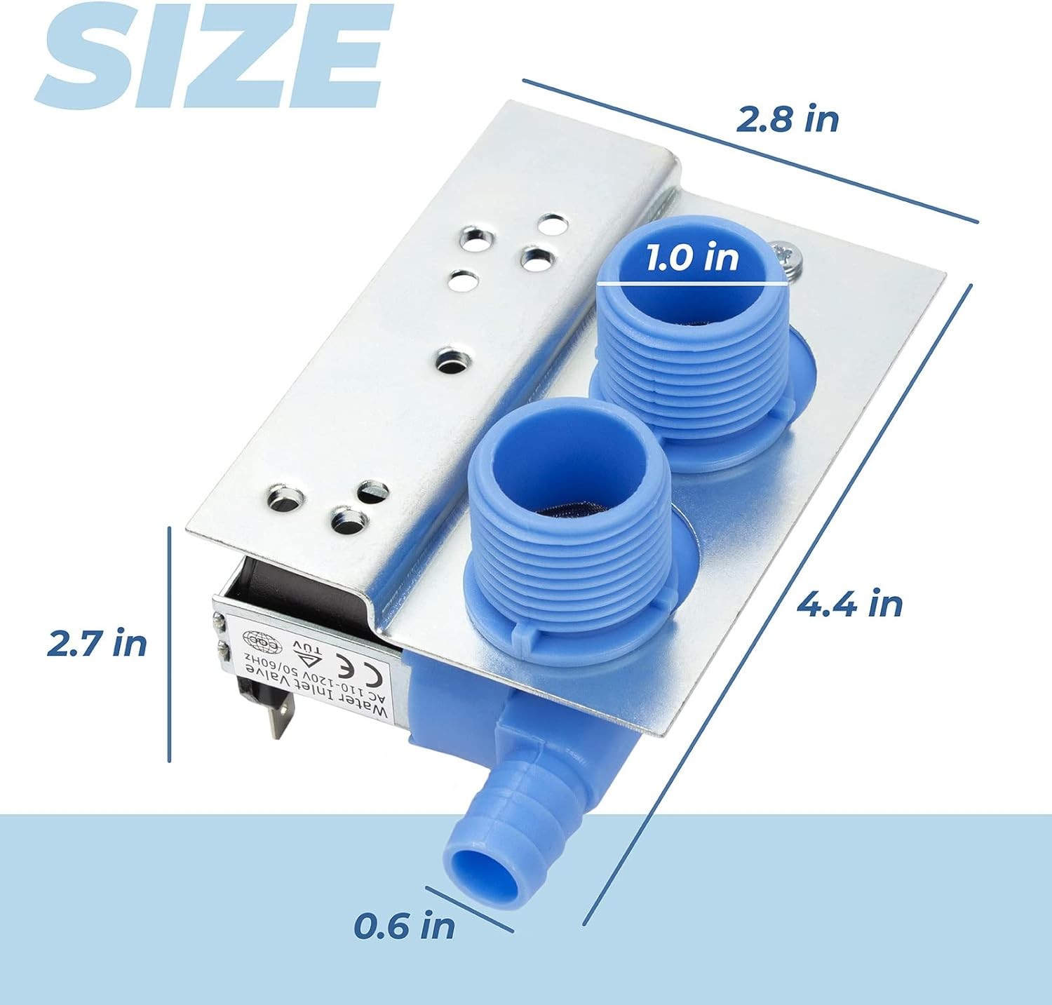 Clothes Washer Water Inlet Valve for Whirlpool, Kenmore, Maytag, More... 285805 gallery